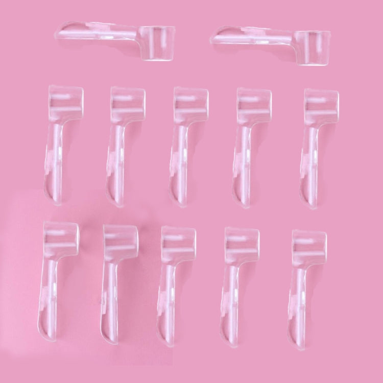 12 PCS Electric Toothbrush Heads Protective Transparent Cover