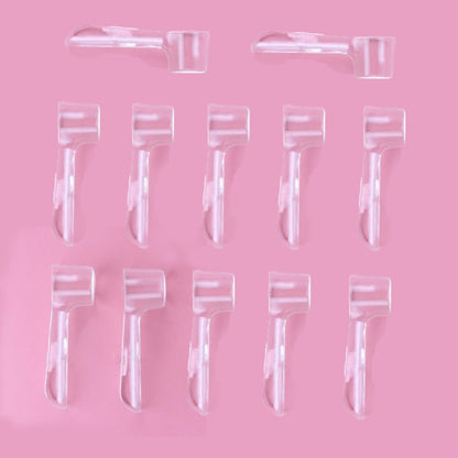 12 PCS Electric Toothbrush Heads Protective Transparent Cover