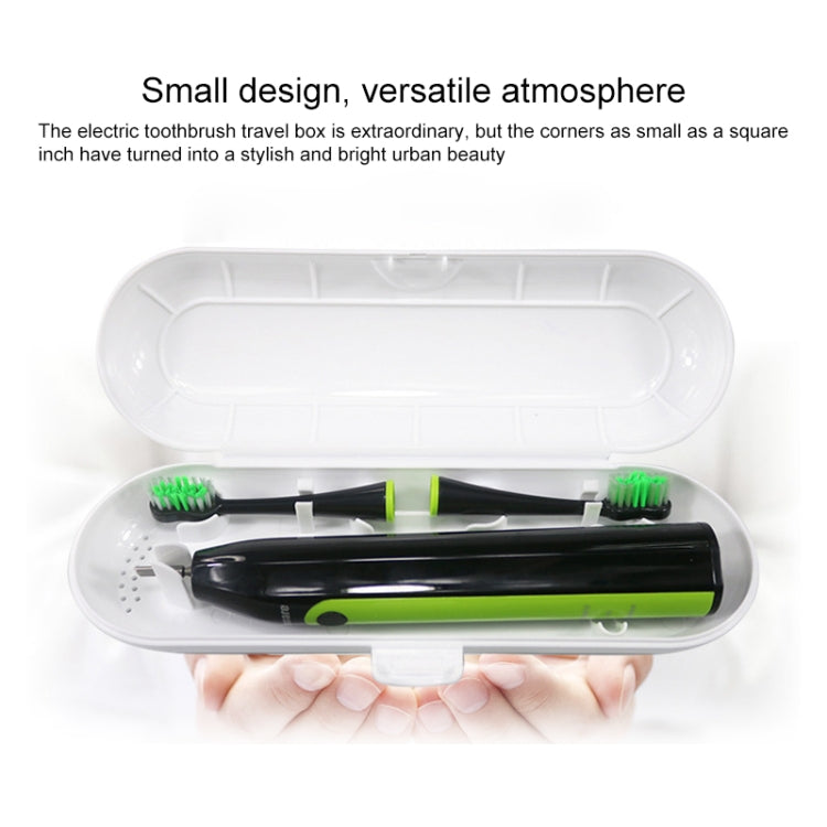 3 PCS Universal Sonic Electric Toothbrush Travel Portable Storage Box, White