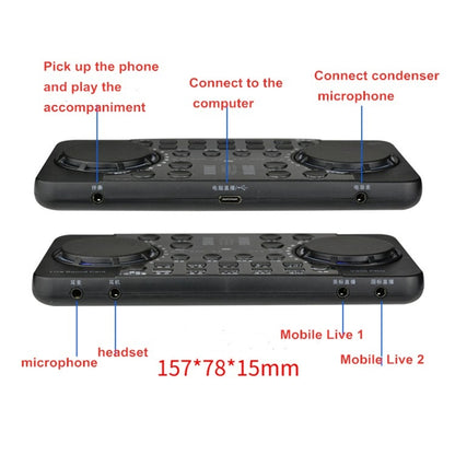 V300 PRO Live Sound Card Mobile Phone Computer Recording Singing Sound Card Set