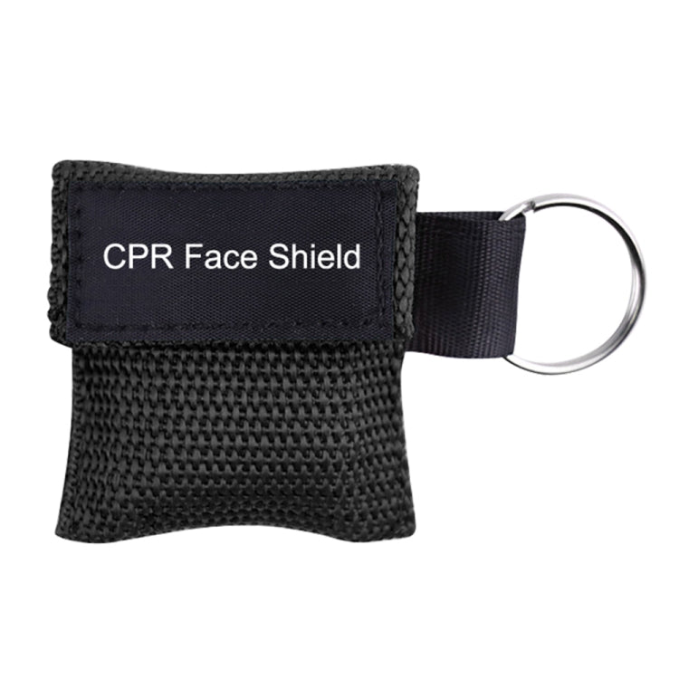 CPR Emergency Face Shield Mask Key Ring Breathing Mask