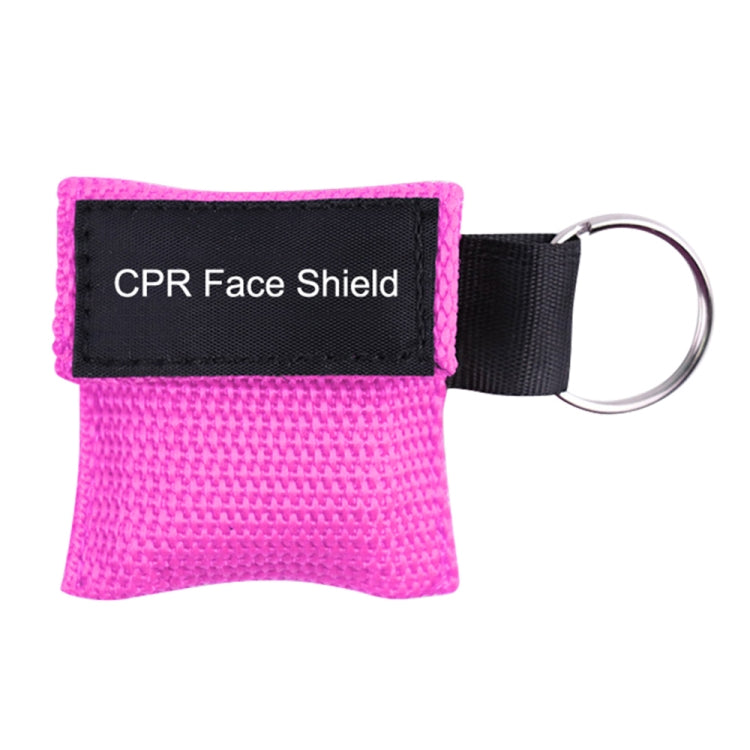 CPR Emergency Face Shield Mask Key Ring Breathing Mask