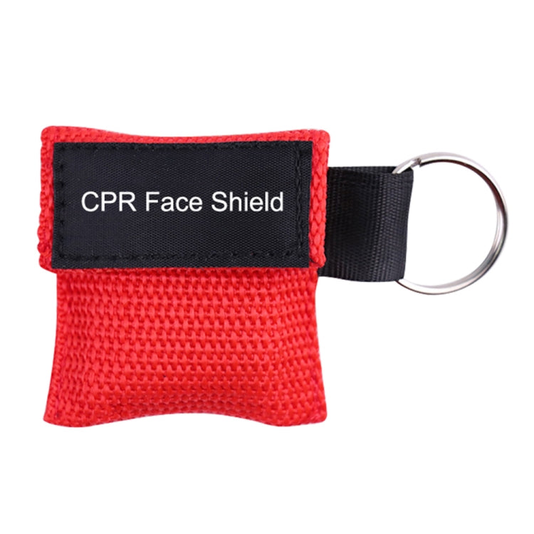 CPR Emergency Face Shield Mask Key Ring Breathing Mask