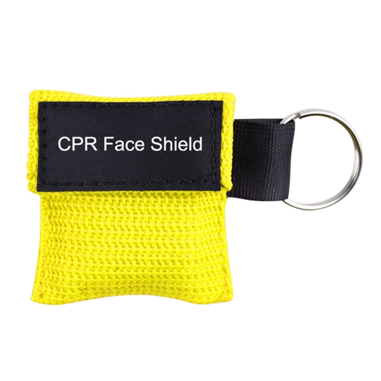 CPR Emergency Face Shield Mask Key Ring Breathing Mask