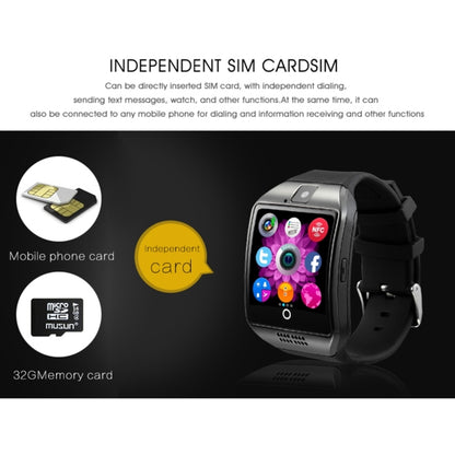 Q18 1.54 inch TFT Screen MTK6260A 360MHz Bluetooth 3.0 Smart Watch Phone, 128M + 64M Memory