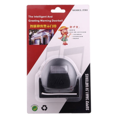 5301 Wireless Infrared Motion Sensor Welcome Alarm Intelligent Greeting Warning Doorbell, IR Distance: 10m, 5301, 5301 Pink, 5301 Red, 5301 White