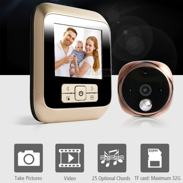 M530 3.0 inch TFT Display 3.0MP Camera Video Digital Door Viewer, Support TF Card (32GB Max) & Infrared Night Vision, M530