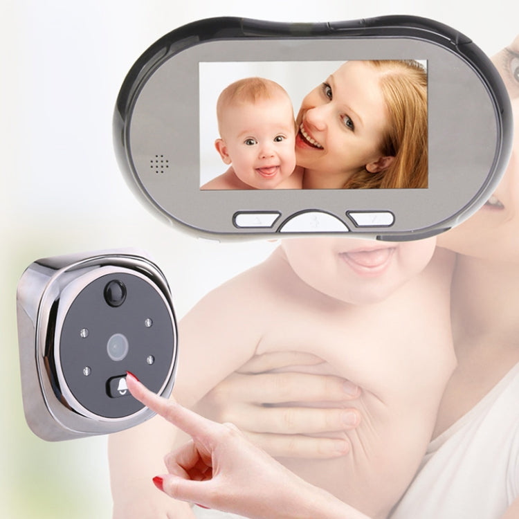 M3506 4.3 inch TFT Color Display Screen 2.0MP Security Camera Video Smart Doorbell Peephole Viewer, M3506