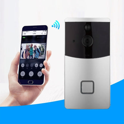 VESAFE Home VS-M2 HD 720P Security Camera Smart WiFi Video Doorbell Intercom, Support TF Card & Night Vision & PIR Detection APP for IOS and Android, VS-M2