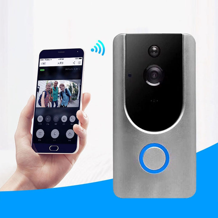 VESAFE Home VS-M3 HD 720P Security Camera Smart WiFi Video Doorbell Intercom, Support TF Card & Night Vision & PIR Detection APP for IOS and Android(with Ding Dong/Chime) , VS-M3