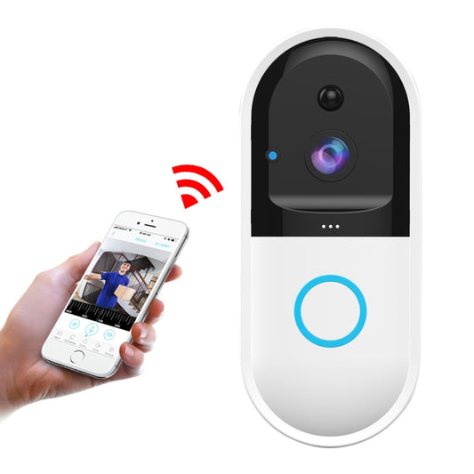 B50 720P Smart WiFi Video Visual Doorbell, Support Phone Remote Monitoring & Night Vision & SD Card