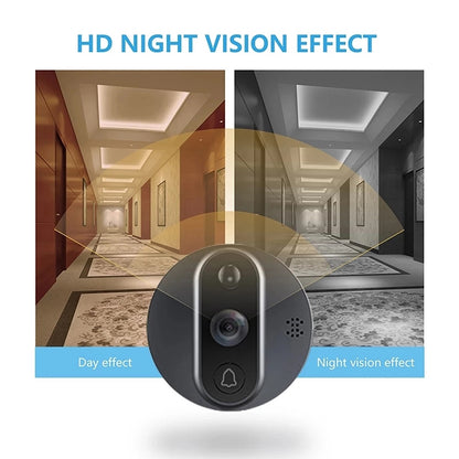 R9 4.3 inch WiFi Smart Video Visual Electronic Peephole Doorbell, R9