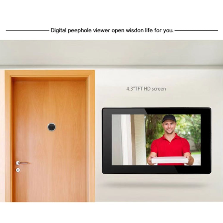 X1 4.3 inch Screen IP55 Waterproof Digital Door Viewer, X1