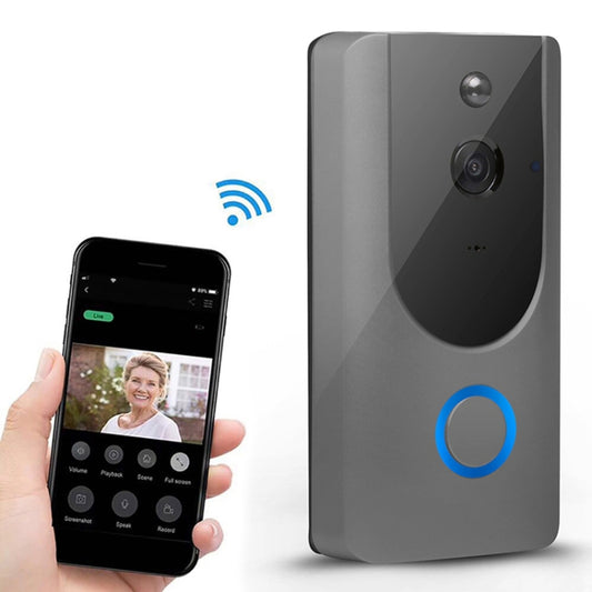 M2 720P Smart WIFI Video Visual Doorbell,Support Mobile Phone Remote Monitoring & Night Vision