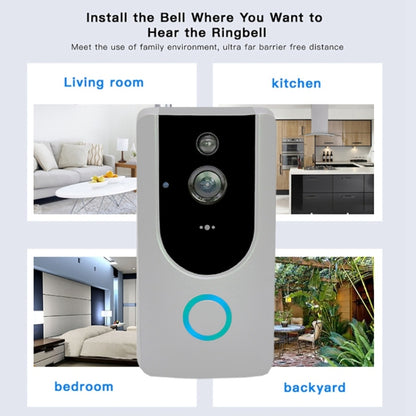 M2 720P Smart WIFI Video Visual Doorbell,Support Mobile Phone Remote Monitoring & Night Vision