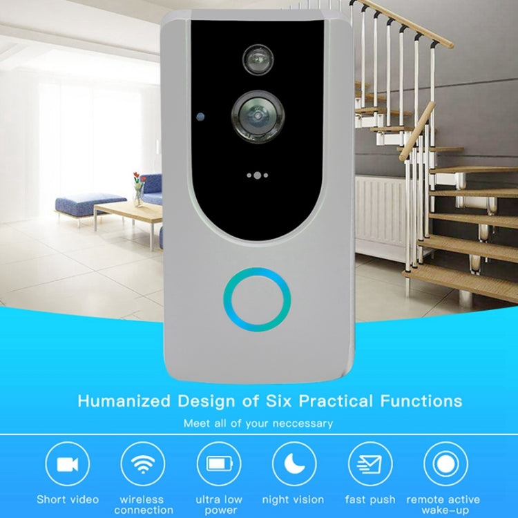 M2 720P Smart WIFI Video Visual Doorbell,Support Mobile Phone Remote Monitoring & Night Vision