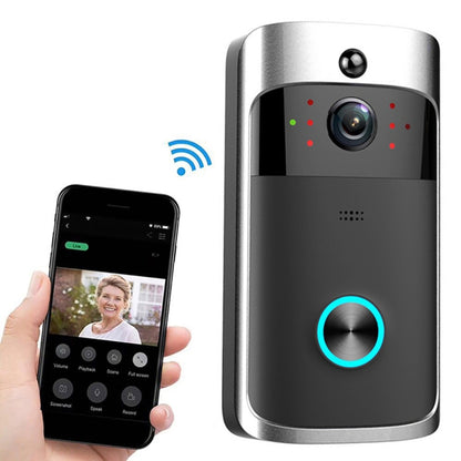 M3 720P Smart WIFI Ultra Low Power Video Visual Doorbell,Support Mobile Phone Remote Monitoring & Night Vision, Without Ding Dong Version