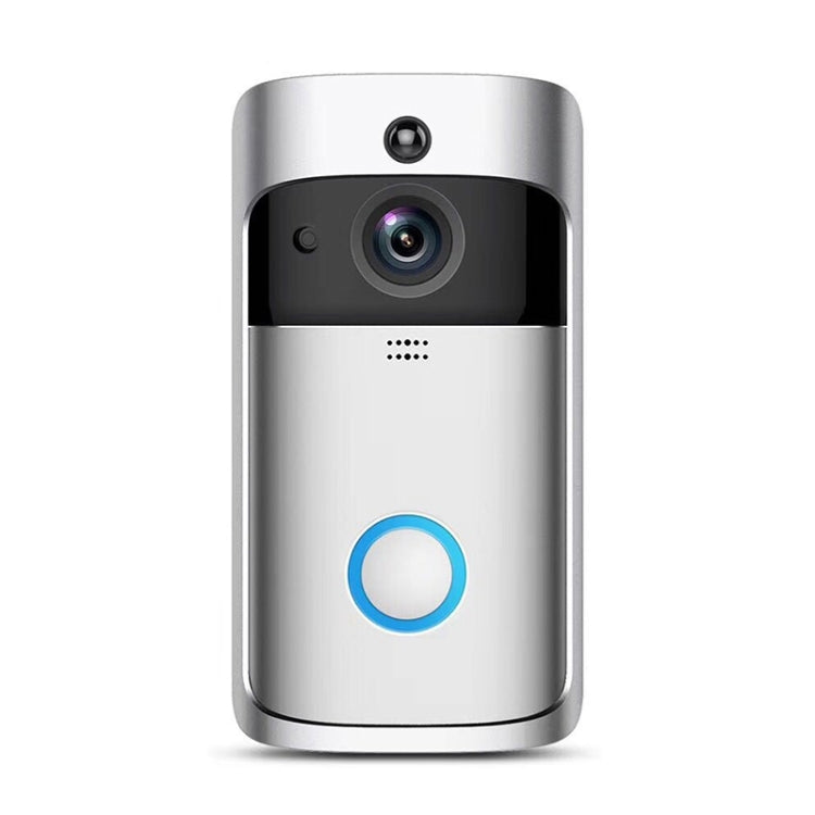 M4 720P Smart WIFI Ultra Low Power Video PIR Visual Doorbell with 3 Battery Slots,Support Mobile Phone Remote Monitoring & Night Vision & 166 Degree Wide-angle Camera Lens