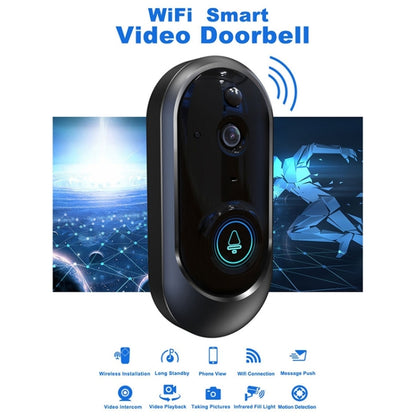 M108 720P 6400mAh Smart WIFI Video Visual Doorbell,Support Phone Remote Monitoring & Real-time Voice Intercom, M108