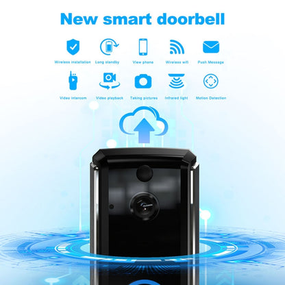 M101 WiFi Intelligent Video Doorbell, Support Infrared Night Vision / Motion Detection / Two-way Intercom / 32GB SD Card, M101