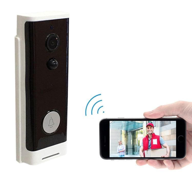 M200A 1080P WiFi Intelligent Round Button Video Doorbell, Support Infrared Motion Detection & Adaptive Rate & Two-way Intercom & Remote / PIR Wakeup, M200A