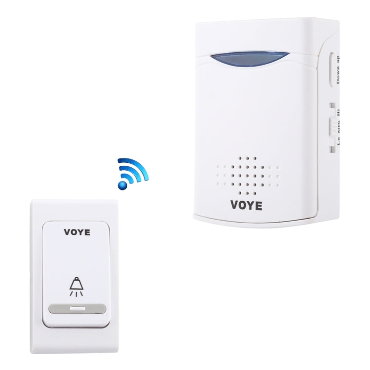 VOYE V006B Home Music Remote Control Wireless Doorbell with 38 Polyphony Sounds, V006B