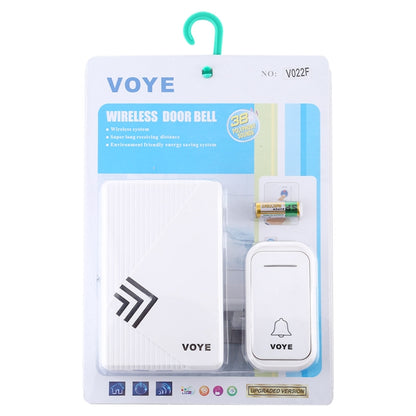 VOYE V022F Home Music Remote Control Wireless Doorbell with 38 Polyphony Sounds, V022F