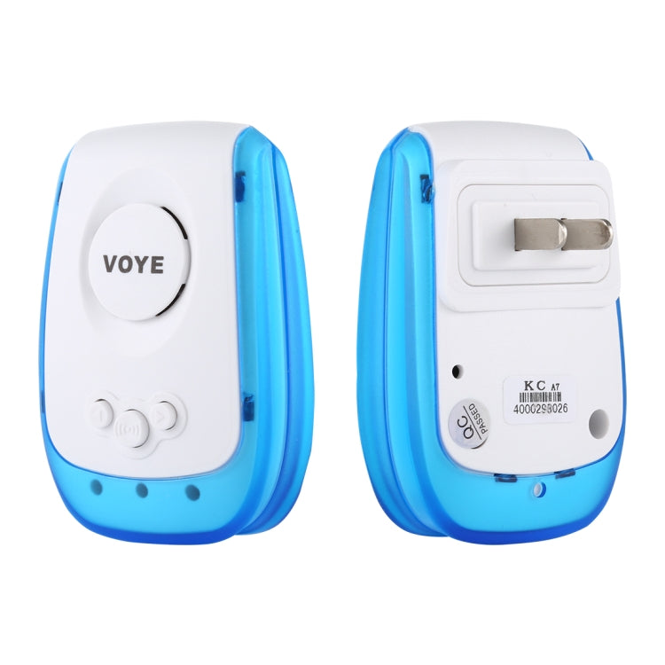 VOYE V009B Home Music Remote Control Wireless Doorbell with 38 Polyphony Sounds, US Plug, V009B