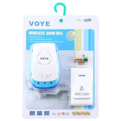 VOYE V009B Home Music Remote Control Wireless Doorbell with 38 Polyphony Sounds, US Plug, V009B