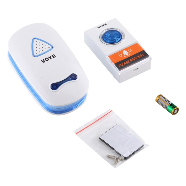 VOYE V025A Home Music Remote Control Wireless Doorbell with 38 Polyphony Sounds, US Plug, V025A