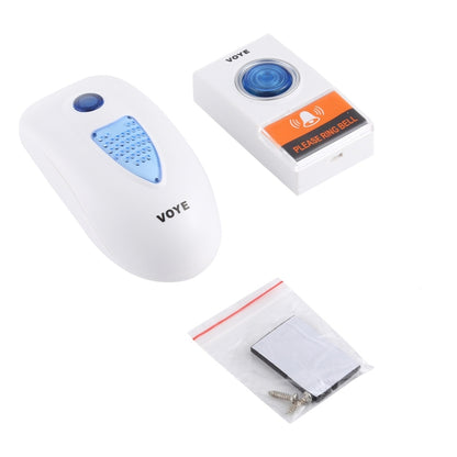 VOYE V003A Home Music Remote Control Wireless Doorbell with 38 Polyphony Sounds, US Plug, V003A