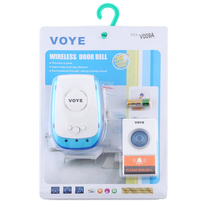 VOYE V009A Home Music Remote Control Wireless Doorbell with 38 Polyphony Sounds, US Plug, V009A