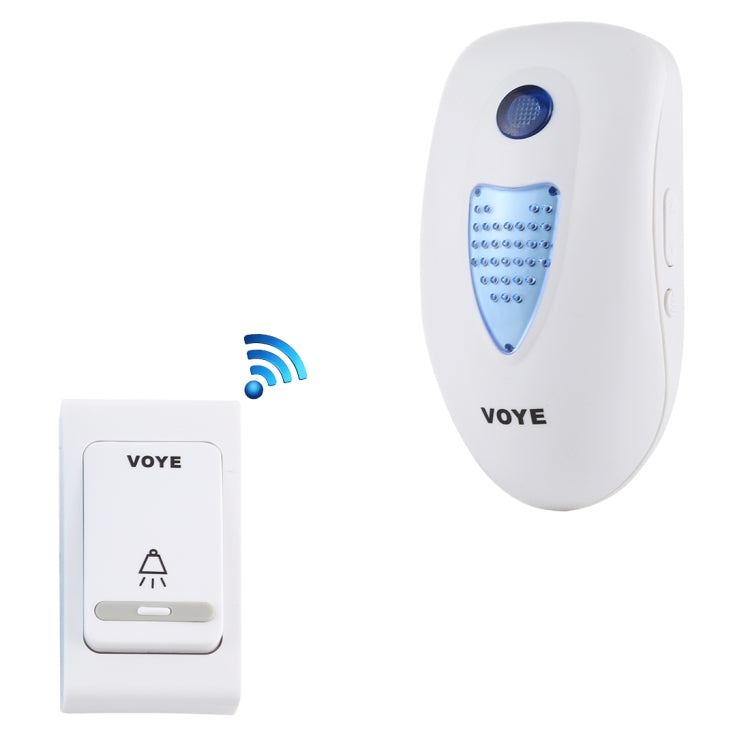 VOYE V003B Home Music Remote Control Wireless Doorbell with 38 Polyphony Sounds, US Plug, V003B