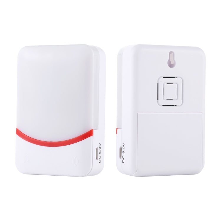 CMF1188 Home Music Remote Control Wireless Doorbell with 38 Ringtones & Colorful Flashing Lights + Ringtones / Ringtones / Colorful Flashing Lights 3-Modes