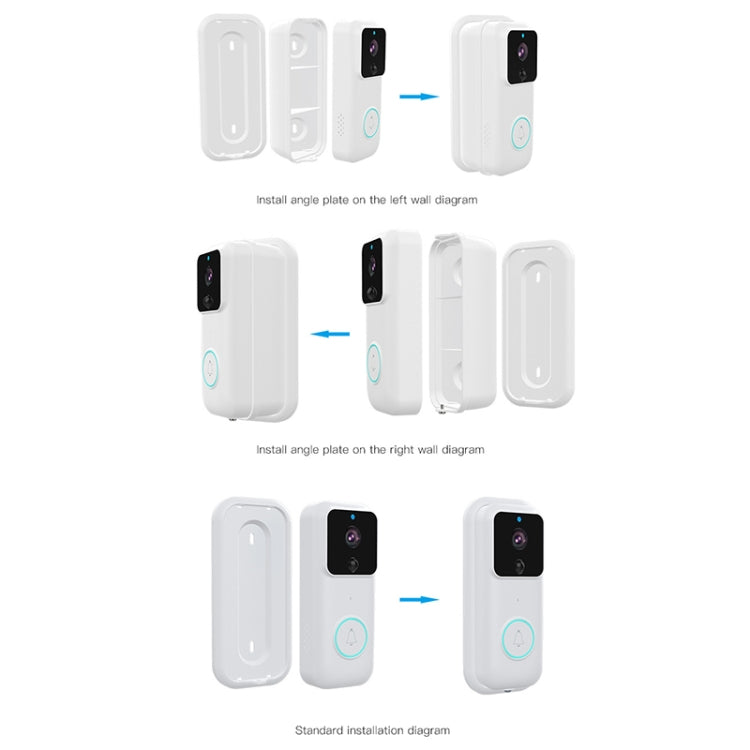 Anytek B60 720P Smart WiFi Video Visual Doorbell, Support APP Remote & PIR Detection & TF Card