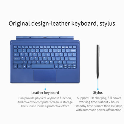 Windows 10 System, Intel Gemini Lake N4120 Quad Core Up to 2.6GHz, with Keyboard & Stylus Pen, Support Dual Band WiFi & Bluetooth & Micro SD Card, 8GB+128GB