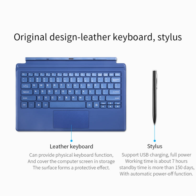 Windows 10, Intel Gemini Lake N4120 Quad Core Up to 2.6GHz, with Keyboard & Stylus Pen, Support Dual Band WiFi & Bluetooth & Micro SD Card, 8GB+128GB+256GB