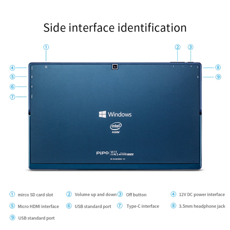 Windows 10 System, Intel Gemini Lake N4120 Quad Core Up to 2.6GHz, with Stylus Pen Not Included Keyboard, Support Dual Band WiFi & Bluetooth & Micro SD Card, 8GB+128GB+128GB Not Keyboard