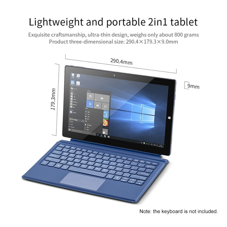 Windows 10, Intel Gemini Lake N4120 Quad Core Up to 2.6GHz, with Stylus Pen Not Included Keyboard, Support Dual Band WiFi & Bluetooth & Micro SD Card, 8GB+128GB+512GB Not Keyboard