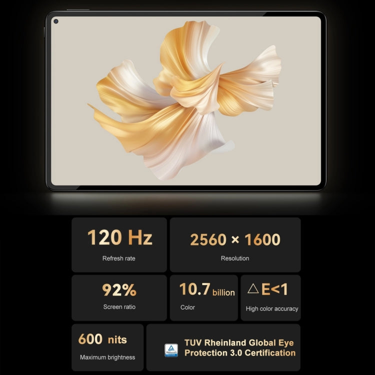 HarmonyOS 3 Qualcomm Snapdragon 870 Octa Core up to 3.2GHz, Support Dual WiFi / BT / GPS, Not Support Google Play, GOT-W29 8GB+256GB / Black, GOT-W29 8GB+256GB / Blue, GOT-W29 8GB+256GB / White