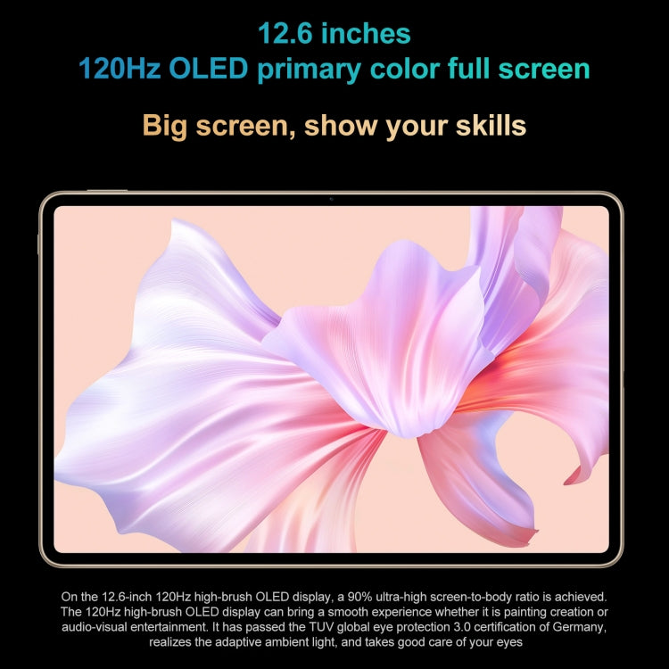 HarmonyOS 3 Hisilicon Kirin 9000E Octa Core, Support Dual WiFi / BT / GPS, Not Support Google Play, 12GB+512GB (White)