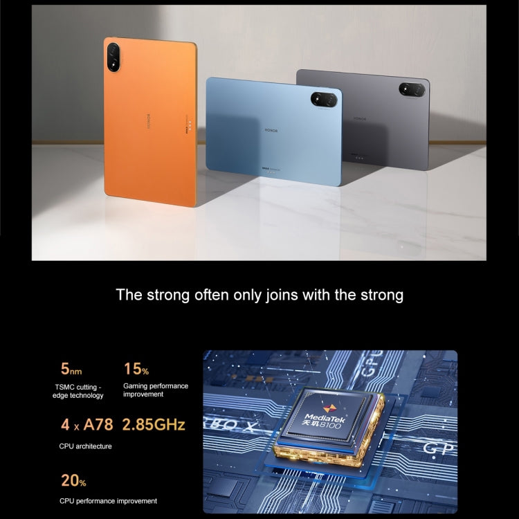 MagicOS 7.0 Dimensity 8100 Octa Core, 8 Speakers 10050mAh Large Battery, Not Support Google, 12GB+256GB