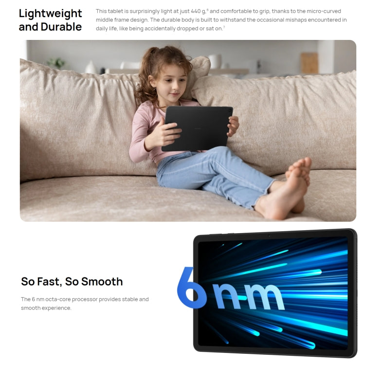 HarmonyOS 3 Qualcomm Snapdragon 680 Octa Core, Support Dual WiFi / BT, Not Support Google Play, 6GB+128GB, Wi-Fi 6GB+128GB