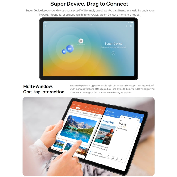 HarmonyOS 3 Qualcomm Snapdragon 680 Octa Core, Support Dual WiFi / BT, Not Support Google Play, 6GB+128GB, Wi-Fi 6GB+128GB