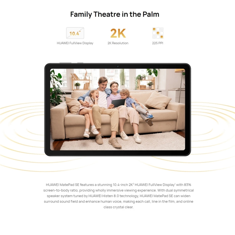 HarmonyOS 3 Qualcomm Snapdragon 680 Octa Core, Support Dual WiFi / BT, Network: 4G, Not Support Google Play, 4G 6GB+128GB