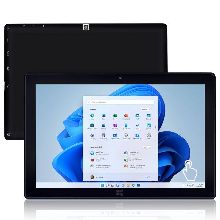 Windows 11, Intel Celeron J4105 Quad Core, Support TF Card & HDMI & BT & Dual WiFi, Not Included Keyboard, J4105 16GB+128GB