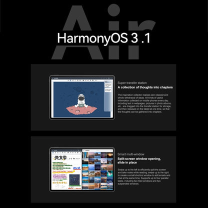 HarmonyOS 3.1 Qualcomm Snapdragon 888 Octa Core, Support Dual WiFi / BT / GPS, Not Support Google Play, 8GB+128GB
