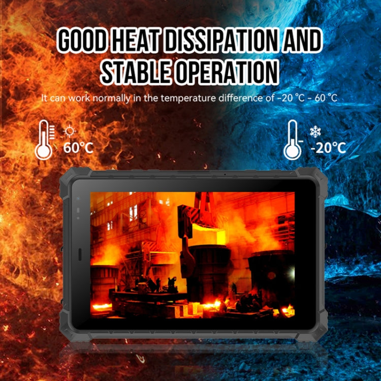 IP68 Waterproof Shockproof Dustproof, Android 10.0 MT6771 Octa Core, Support GPS/WiFi/BT/NFC, UK Plug, 10.1 inch 4GB+64GB