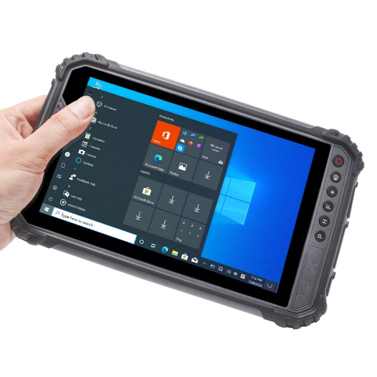IP65 Waterproof Shockproof Dustproof, Windows 10, Intel Core i5-8200Y Dual Core, Support WiFi / BT / RJ-45, EU Plug, WinPad W801