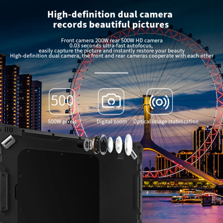 IP67 Waterproof Shockproof Dustproof, Windows10 Intel Pentium J4205 Quad Core, Support GPS/WiFi/BT/NFC, S10 Pro 8GB+128GB